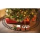 Trenino natalizio musicale treno sotto albero di Natale Ø cm 137 405608